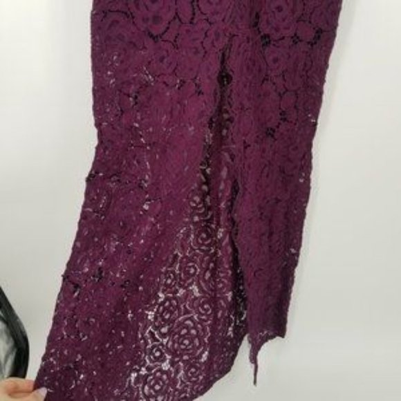 FREE PEOPLE Lacey Column Maxi Dress Sz 4 - Picture 6 of 8